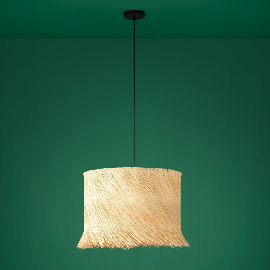 Eglo - Luster na sajli 1xE27/40W/230V ratan