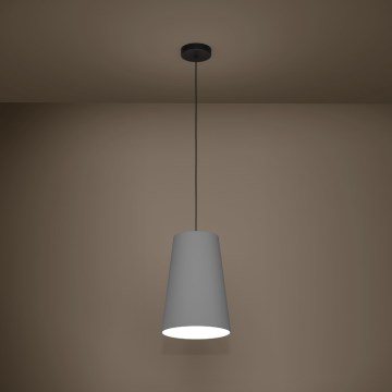Eglo - Luster na sajli 1xE27/40W/230V siva