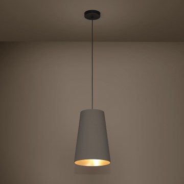 Eglo - Luster na sajli 1xE27/40W/230V smeđa