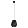 Eglo - Luster na sajli 1xE27/60W/230V crna