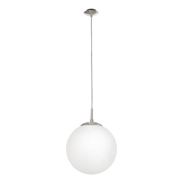 EGLO - Luster na sajli 1xE27/60W/230V pr. 25 cm bijela
