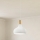 Eglo - Luster na sajli 1xE27/60W/230V pr. 28 cm bijela - FSC certificirano