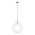 EGLO - Luster na sajli 1xE27/60W/230V pr. 30 cm bijela