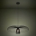 Eglo - Luster na sajli 1xE27/60W/230V pr. 77 cm crna