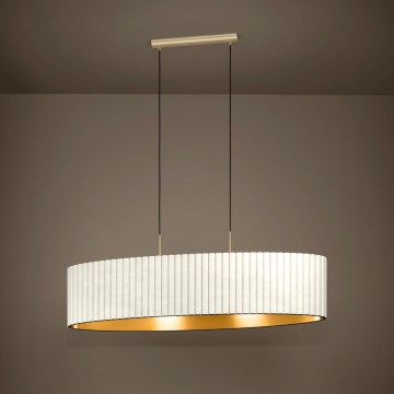 Eglo - Luster na sajli 2xE27/40W/230V bijela