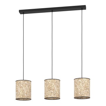 Eglo - Luster na sajli 3xE27/25W/230V