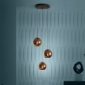 Eglo - Luster na sajli 3xE27/40W/230V bakrena