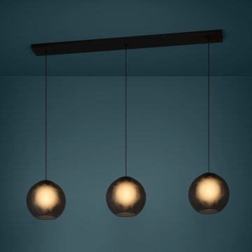 Eglo - Luster na sajli 3xE27/40W/230V dimna