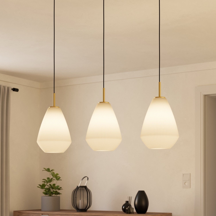 Eglo - Luster na sajli 3xE27/40W/230V