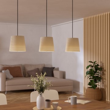 Eglo - Luster na sajli 3xE27/60W/230V bijela