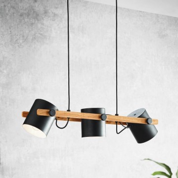 Eglo - Luster na sajli 3xE27/60W/230V - FSC certificirano