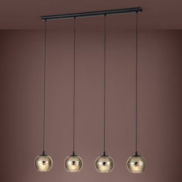 Eglo - Luster na sajli 4xE27/40W/230V