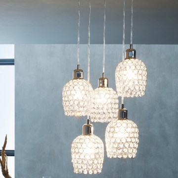 Eglo - Luster na sajli 5xE27/60W/230V
