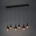 Eglo - Luster na sajli 6xE27/40W/230V crna