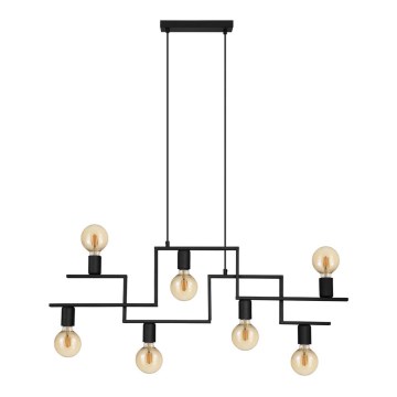 Eglo - Luster na sajli 7xE27/60W/230V