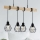 Eglo - Luster na sajli TOWNSHEND 4xE27/60W/230V