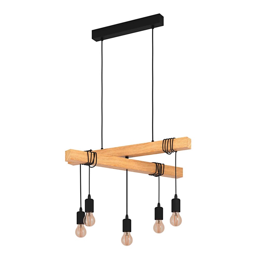 Eglo - Luster na sajli  TOWNSHEND 5xE27/60W/230V