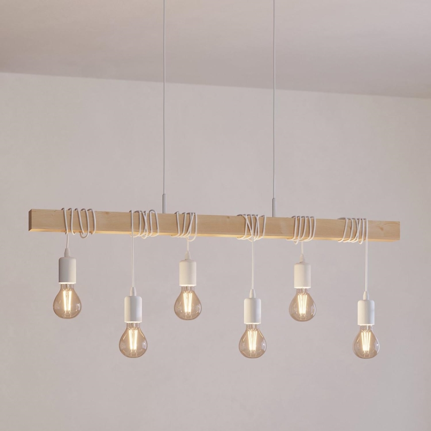 Eglo - Luster na sajli TOWNSHEND 6xE27/60W/230V