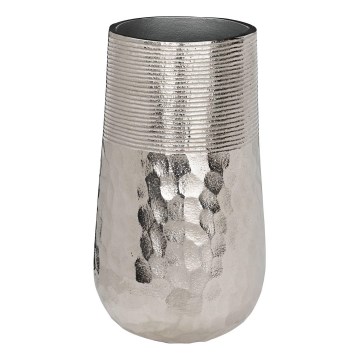Eglo - Metalna vaza 28x16 cm srebrna