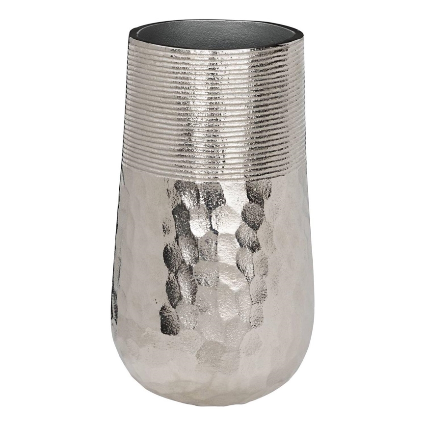 Eglo - Metalna vaza 28x16 cm srebrna