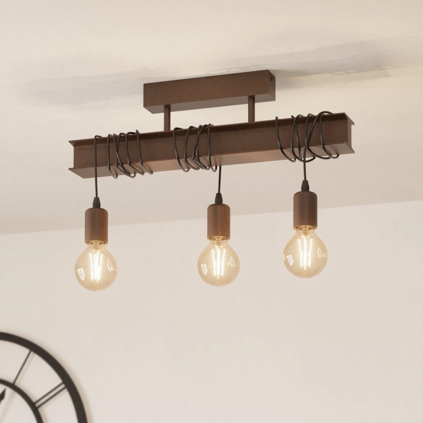 Eglo - Nadgradni luster TOWNSHEND 3xE27/60W/230V