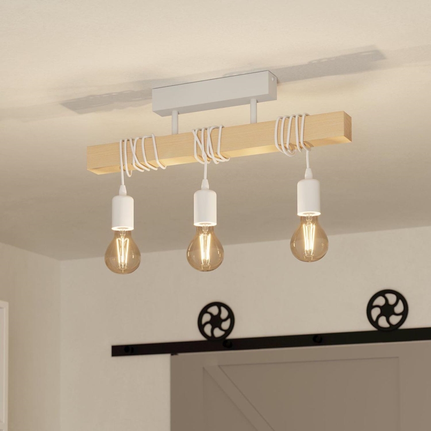 Eglo - Nadgradni luster TOWNSHEND 3xE27/60W/230V