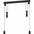 Eglo - Napojni kabel WINKWORTH 2xE27/40W/230V crna
