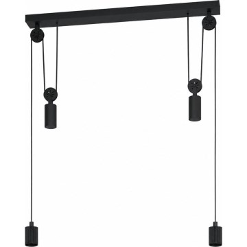 Eglo - Napojni kabel WINKWORTH 2xE27/40W/230V crna
