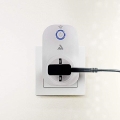 Eglo - Pametna utičnica Connect plug PLUS 2300W SCHUKO Bluetooth