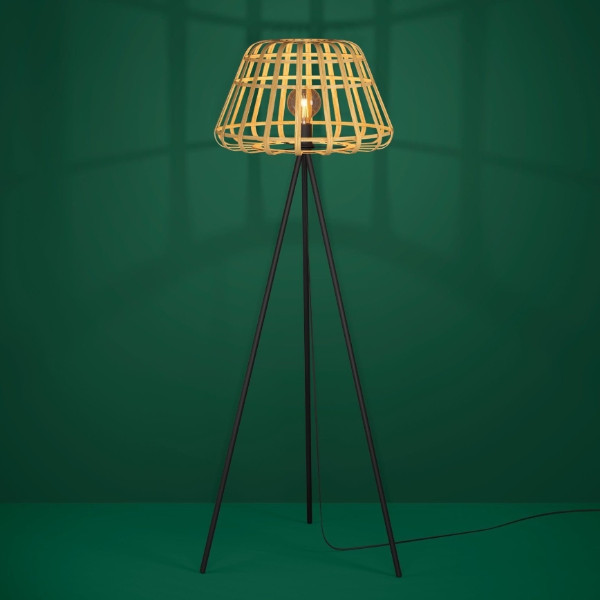 Eglo - Podna lampa 1xE27/40W/230V bambus
