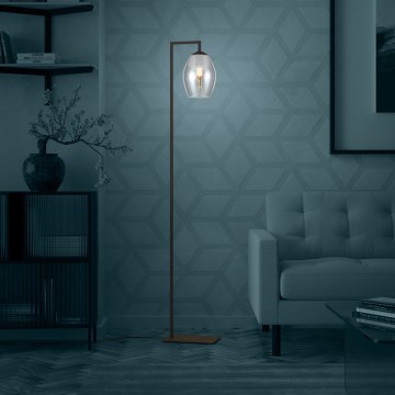 Eglo - Podna lampa 1xE27/40W/230V dimna