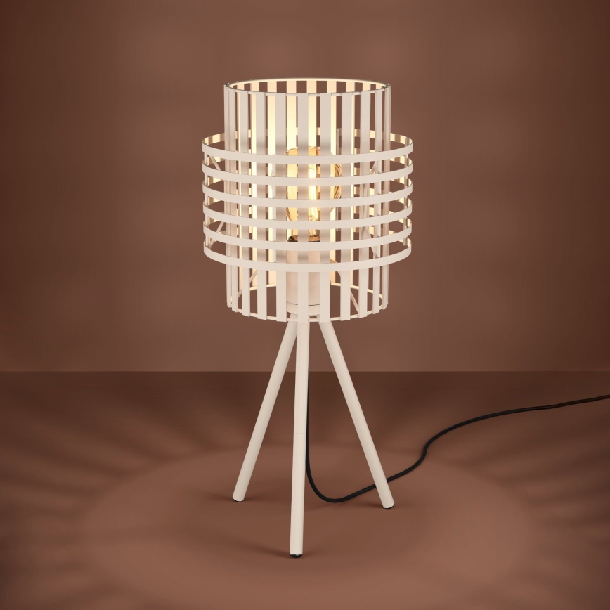 Eglo - Podna lampa 1xE27/40W/230V krem