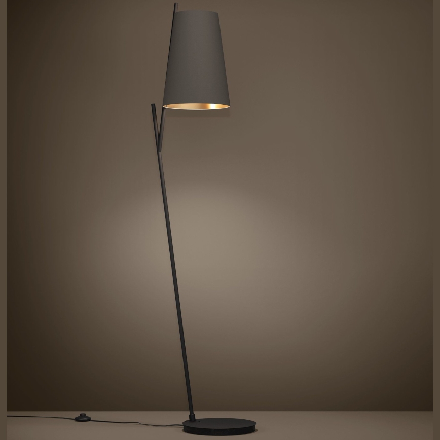 Eglo - Podna lampa 1xE27/40W/230V smeđa