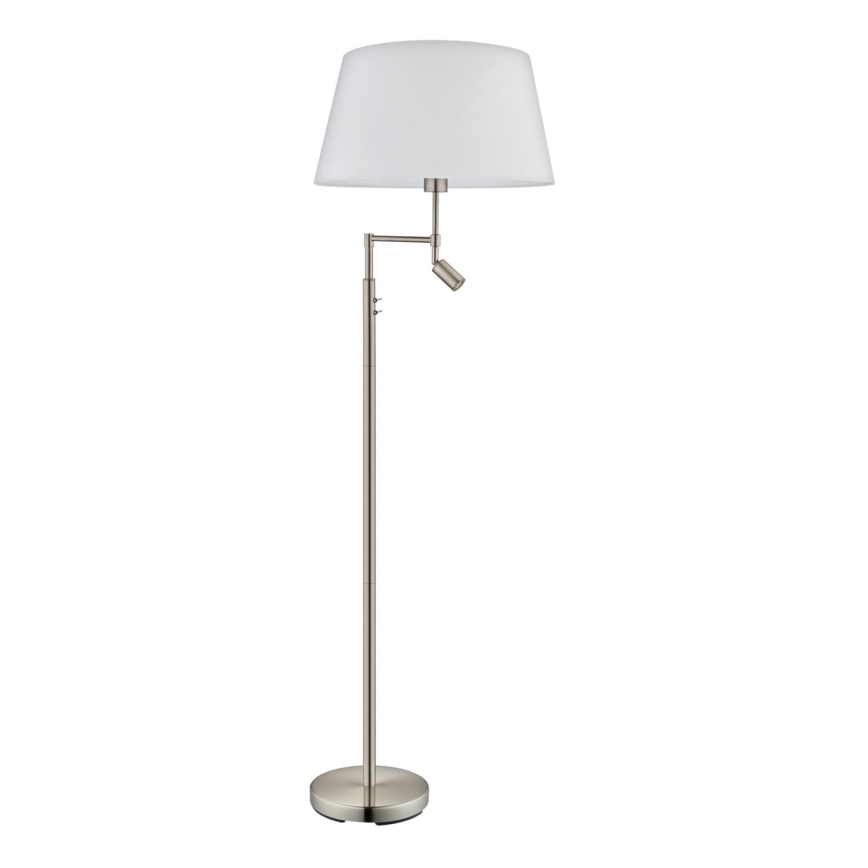 Eglo - Podna lampa 1xE27/60W + 1xLED/2,1W