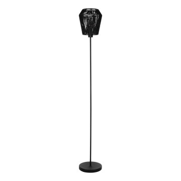 Eglo - Podna lampa 1xE27/60W/230V crna