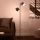 Eglo - Podna lampa 2xE27/28W/230V crna