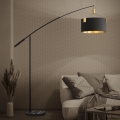Eglo - Podna lampa 3xE27/40W/230V crna/zlatna