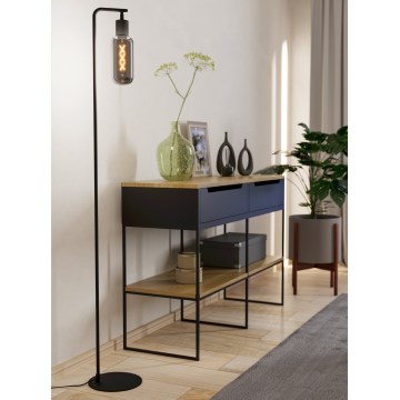 Eglo - Podna svjetiljka 1xE27/4W/230V crna/zadimljena