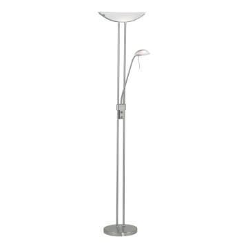 EGLO - Podna svjetiljka BAYA s prigušivačem 1xR7s/230W+1xG9/33W matirani krom