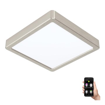 Eglo - prigušivo LED kupaonsko rasvjetno tijelo LED/16,5W/230V IP44 ZigBee 21x21 cm