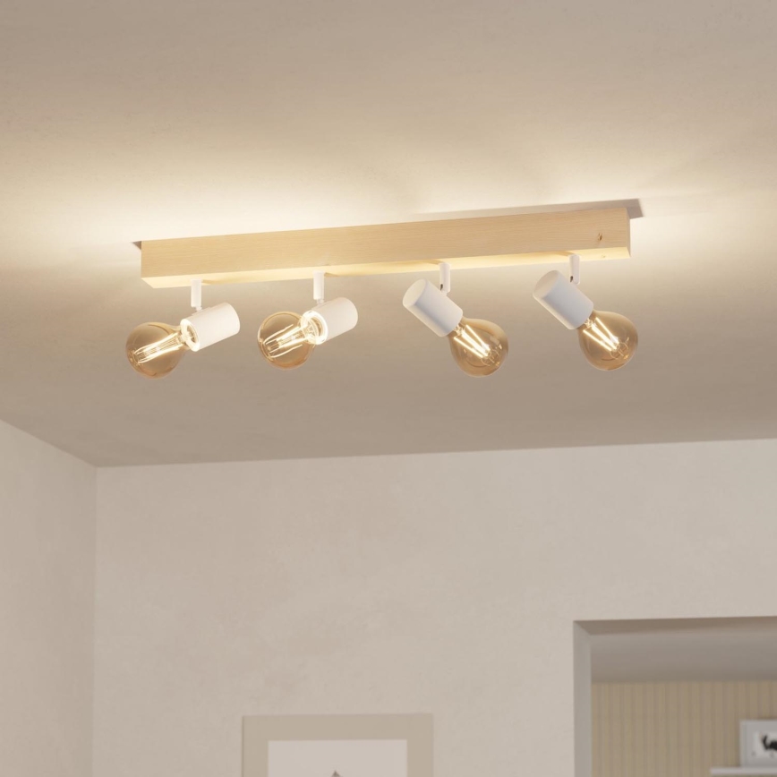 Eglo - Reflektorska svjetiljka TOWNSHEND 4xE27/60W/230V - FSC certificirano