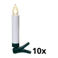 Eglo - SET 10x LED osvjetljenje za božićno drvce LED/0,06W/1xAAA