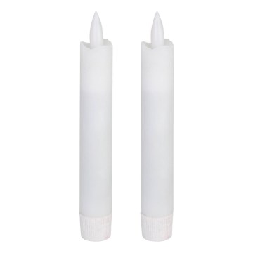 Eglo - SET 2x LED Svijeća LED/1xAAA 15 cm bijela