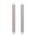 Eglo - SET 2x LED svijeća LED/1xAAA 24,5 cm siva