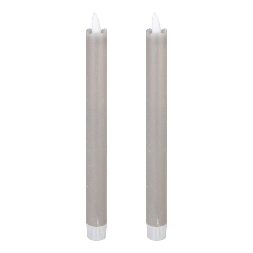 Eglo - SET 2x LED Svijeća LED/1xAAA 24,5 cm siva