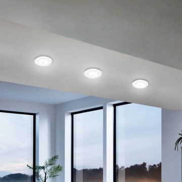 Eglo - SET 3x LED RGBW prigušive ugradne stropne svjetiljke LED/4,7W/230V 2700–6500K bijela