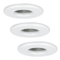 Eglo - SET 3x LED svjetiljka za kupaonicu IGOA 1xGU10/3,3W/230V IP44