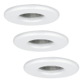 Eglo - SET 3x LED svjetiljka za kupaonicu IGOA 1xGU10/3,3W/230V IP44