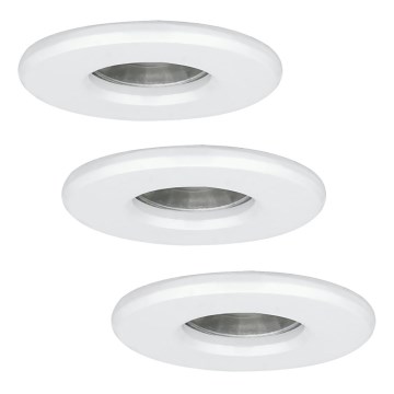 Eglo - SET 3x LED svjetiljka za kupaonicu IGOA 1xGU10/3,3W/230V IP44