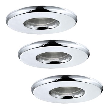 Eglo - SET 3x LED Svjetiljka za kupaonicu IGOA 1xLED/3,3W/230V IP44